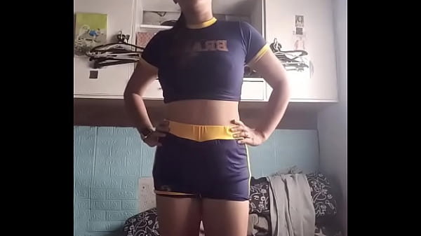 Petite asian babe workout fitness training