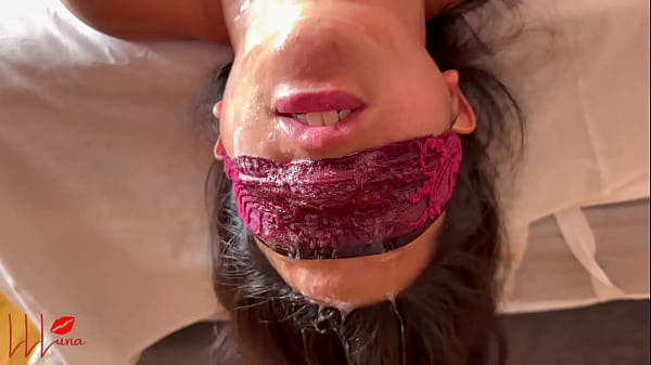 Bound & Broken: Skinny Asian dominated in Tied up Throat Fuck – Innocence of Cute Girl beyond Repair – LitteLewdLuna’s inner Slut wins as she’s drooling, gagging & gasping from Mouthful of White Cock