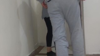 😉😉حوية ع سريع 💃🏼💃🏼جات لعندي جارتنا🧕🏻 مطلقة حويتها وهي واقفة وااااو ع طبون احححححححح🥵🥵🥵💦