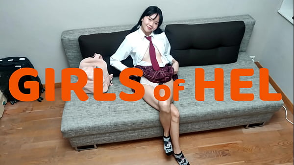 FIRST TIME ANAL SEX for a tiny Asian student real POV sex