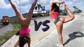 BANGBROS – Battle Of The Big Ass GOATs: Abella Danger VS Kelsi Monroe