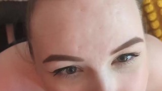 Blowjob Facial Compilation – Slutty girlfriend sucks big cock and get huge cumshots on her face