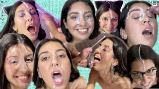 Huge Cumshots Compilation – Facial – Cum in Mouth – Cum Swallow
